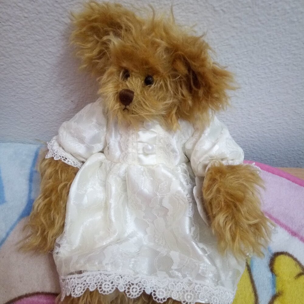 Annette Funicello, Elizabeth Grace Jointed, Stuffed Teddy Bear (Selling As Is)